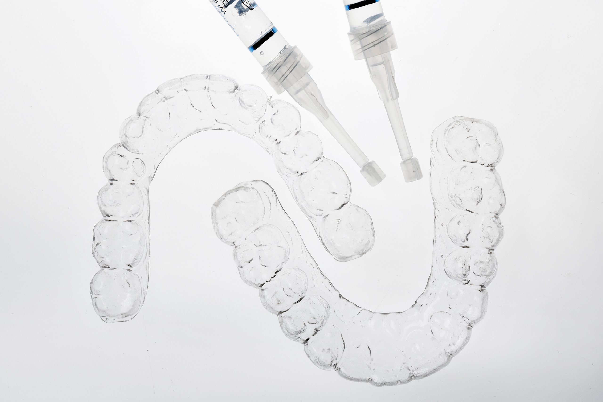 take-home mouthguards for teeth whitening and gel